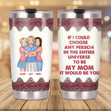 Mother And Daughter Linked Together - Gift for Mom And Grandma - Personalized Custom Tumbler Mother's Day Gift