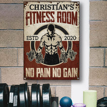 Personalized Gym Fitness Room Customized Classic Metal Signs-CUSTOMOMO