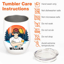 Fishing I Rescue Fish And Beer - Personalized Custom Wine Tumbler