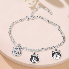 Personalized Bracelet Sterling Silver Custom Bracelet with Charms Anniversary Gifts Graduation present Mother's Day Gift