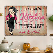 Grandma's Kitchen - Personalized Metal Sign - Mother's Day Gift - Gift For Mother, Grandma, Nana, Mama