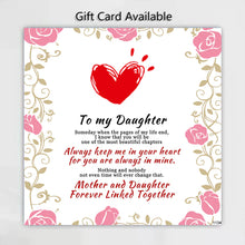 To My Daughter Mother and Daughter Forever Linked Together Circle Bracelet - Silvery Bracelet - Gifr For Daughter