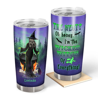Witch The West Oh Honey Custom Tumbler, Halloween, Witch Gift, Witchcraft, Woman Tumbler
