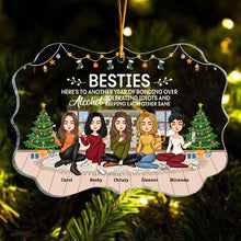 Not Sisters By Blood But Sisters By Heart - Personalized Acrylic Ornament - Christmas, New Year Gift For Sistas, Sister, Besties, Best Friends, Soul Sisters