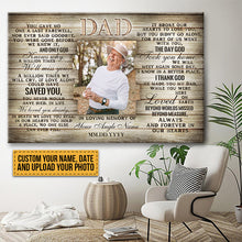 Custom Photo In Loving Memory Of Angel - Memorial Canvas - Unique Memorial Gifts Personalized Custom Canvas Wall Art