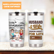 Anniversary Couple Steel Tumbler