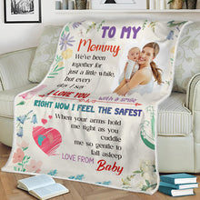 Custom Photo We've Been Together For Just A Little While Gifts For Mom Personalized Blanket