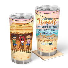 Here's To Another Year Of Bonding Over Alcohol Beach Summer Vacation Best Friends - Bestie BFF Gift - Personalized Custom Tumbler