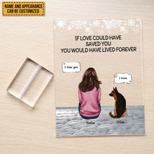 Memorial Pet - Gift For Pet Lovers - Dog Mom, Dog Dad, Personalized Acrylic Plaque