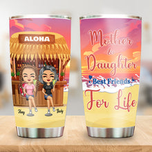 Mother And Children Forever Linked Together & Beach Tumbler - Gifts For Mother - Personalized Custom Tumbler