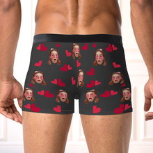 I'm Nuts About You - Personalized Photo Men's Boxer Briefs - Valentine's Day Gift For Boyfriend, Husband