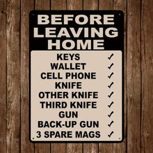 Metal Sign Home Bar Cafe Restaurant Wall Decor Sign - Before Leaving Home Don't Forget To Bring Key