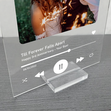 Custom Photo Song Lyric Anniversary Gift For Her Him Couple Gift Personalized Acrylic Plaque