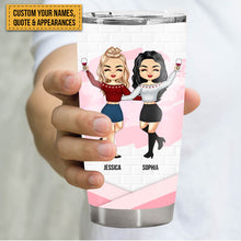 Chibi Bestie We're Not Sugar & Spice And Everything Nice - Gift For Best Friends - Personalized Custom Tumbler