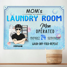 Laundry Room - Gift For Auntie And Mom And Grandma - Bubble - Personalized Custom Classic Metal Signs