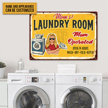 Laundry Room - Gift For Auntie And Mom And Grandma - Personalized Custom Classic Metal Signs