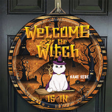 Halloween Welcome Door Signs, Halloween Custom Wooden Signs, Welcome The Witches Are In