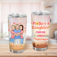Mother's Day Gift - Gift For Mother  - Mother Daughter Forever Linked Together  - Personalized Custom Tumbler