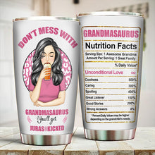 Don't Mess With Mom - Personality Customized Tumbler - Gift For Mom Grandma Auntie Mother's Day Gift