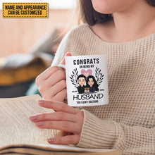 Congrats On Being My Husband - Personalized Mug