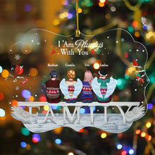 Someone We Love Is In Heaven - Personalized Acrylic Ornament - Christmas Memorial Gift For Family Members, Brothers, Sisters, Mom, Dad