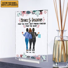 Mother And Daughters From The Heart - Customized Acrylic Plaque - Gift For Mom Mother - Customized Gift