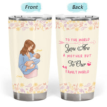 Mother Child Forever Linked Together - Gift For Mom - Personalized Custom Tumbler