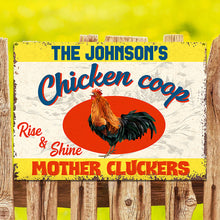Personalized Chicken Metal Signs - Farm Chicken Coop - Customized Classic Metal Signs Chicken Signs
