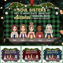 Another Year Together - Personalized Aluminum Ornament - Christmas, Birthday, Funny Gift For Besties, BFF, Soul Sisters, Girl Squad
