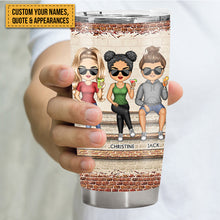 Work Made Us Colleagues But Our Potty Mouths & Inappropriate Conversations Coworker Bestie - Gifts For Colleagues - Personalized Custom Tumbler