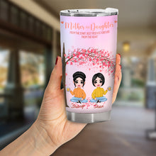 Mother Daughter Forever Linked Together - Mother's Day Gift - Personalized Custom Tumbler