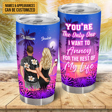 So Many In The Sea Yet I Found You And You Found Me - Gift For Couples - Personalized Custom Tumbler