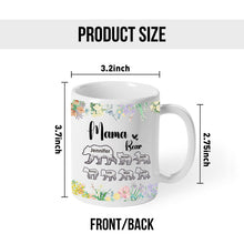 Personality Customized Mug - Floral Mama Bear - Gift For Mother