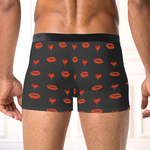 Custom Photo - Personalized Customized Man's Boxer Briefs - Valentines Day Gift