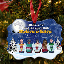 Christmas Ornament - Brothers And Sisters Linked Together - Personalized Christmas Ornament