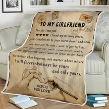 The Day I Met You, I Will Forever&Always Be Yours and Only Yours - Personalized  Blanket - Gift For Girlfriend