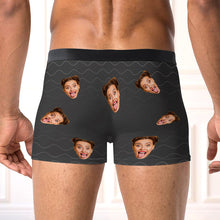 Wife Face Girlfriend Face - Personalized Photo Men's Boxer Briefs - Valentine's Day Gift For Boyfriend, Husband