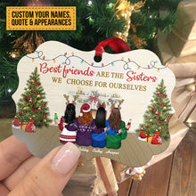 Friendship Is The Greatest Gift - Personalized Custom Benelux Shaped Wood Christmas Ornament - Gift For Bestie, Best Friend, Sister, Birthday Gift For Bestie And Friend, Christmas Gift
