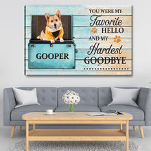 Custom Photo - If Love Could Have Saved You You Would Have Lived Forever  - Personalized Custom Canvas - Pet Canvas
