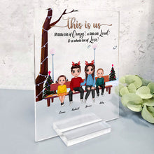 This Is Us Our Story Our Home Our Love - Family Plaque - Family Gifts Christmas Gifts For Couples, Family Personalized Custom Acrylic Plaque