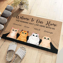 Welcome To The Pet Home - Funny Personalized Pet Decorative Doormat