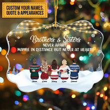 The Greatest Gift Our Parents Gave Us Was Each Other - Personalized Custom Benelux Shaped Acrylic Christmas Ornament - Gift For Family, Christmas Gift