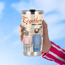 Couple Together Since You Are My Heart My Life Steel Tumbler