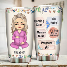 Pregnant Mom To Be - Personalized Custom Tumbler - Pregnancy Gift For Mother