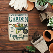Personalized Garden Herbs and Veggie Customized Classic Metal Signs-CUSTOMOMO