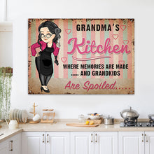 Grandma's Kitchen - Personalized Metal Sign - Mother's Day Gift - Gift For Mother, Grandma, Nana, Mama