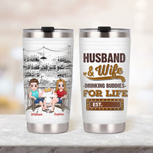 Anniversary Couple Steel Tumbler