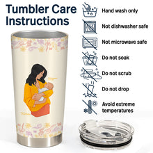 Mother Child Forever Linked Together - Gift For Mom - Personalized Custom Tumbler