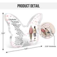 To You My Love - Personality Customized Acrylic Plaque - Gift For Couple - Valentine's Day Gift For Husband Wife