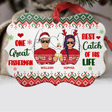 Best Catch - Fishing Couple Gift - Personalized Custom Aluminum Ornament
